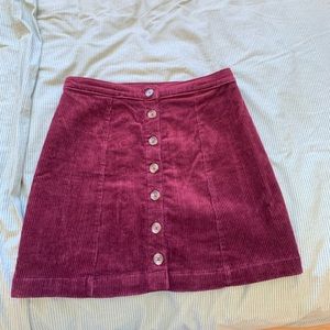 Corduroy Skirt